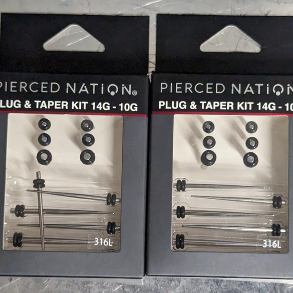 Pierced Nation Taper and Plug Kit 14G-10G - Picture 2 of 2